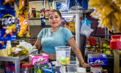 Karla, supermarkt