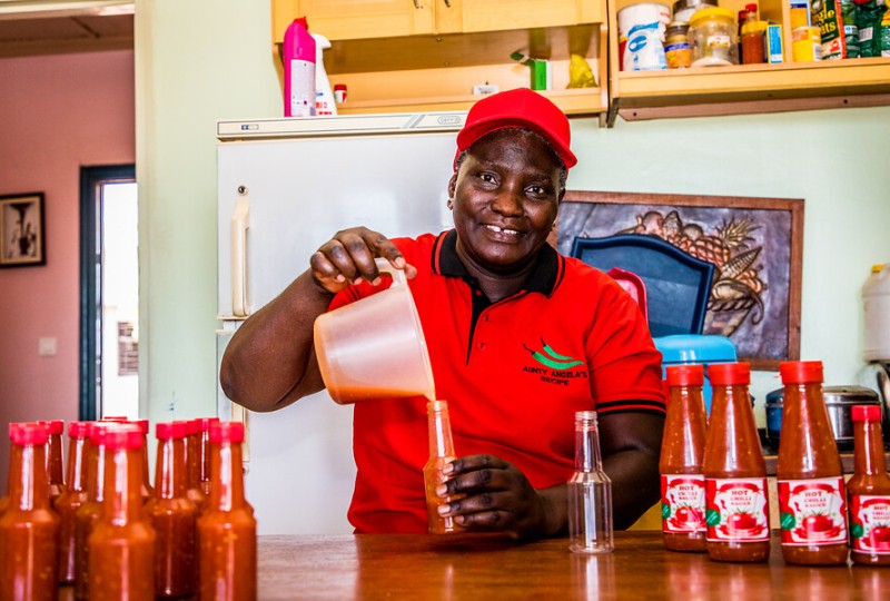 Microkrediet ondernemersverhaal Angela, Zambia
