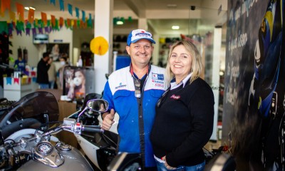 Neusa en Sergio, eigenaars motorwinkel