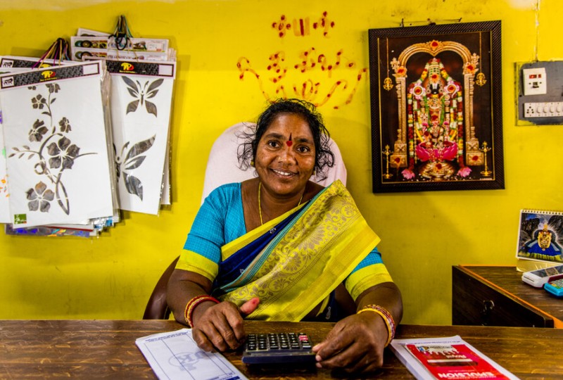 Microkrediet ondernemersverhaal Meena, India